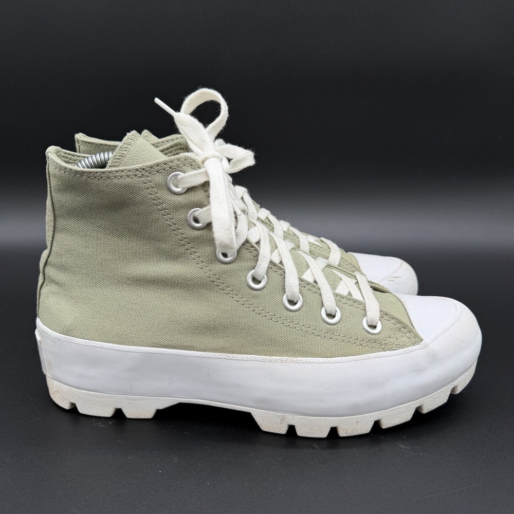 Converse Chuck Taylor All Star Lugged High Womens Size 7.5 Olive Shoes Sneakers